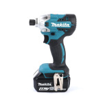 Makita DTD156 перезаряжаемая ударная отвертка с литиевой батареей 18V4.0Ah две батареи с быстрой зарядкой - фото 4