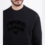 Толстовка обычного кроя Emporio Armani, черный - фото 4