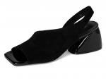 Туфли Vaneli Molke, цвет Black Suede/Patent - фото 7
