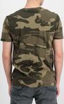 Футболка Alpha Industries Basic Camo T-Shirt, оливковый - фото 3