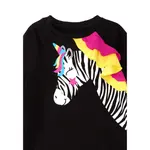 Летнее платье Denokids «Frilly Zebra», с принтом, цвет multicolor - фото 4