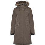 Coat Erika WNS Parka 3 Didriksons, коричневый - фото