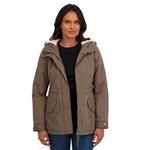 Детская утепленная хлопковая куртка-анорак Sebby, Olive - фото 3