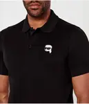 Футболка поло Regular fit Karl Lagerfeld, черный - фото 4