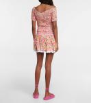 Цветочная мини-юбка Galia Poupette St Barth - фото 3