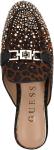 Guess Womens Bommiyaa, Dark Brown Embellished Leopard Multi 200 - фото 4