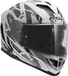 Шлем LS2 ff818 storm iii kaos, White/Gray - фото 8