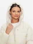 Пуховик стандартного кроя Tommy Jeans, бежевый - фото 4