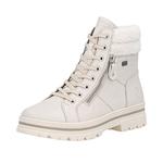 Ботинки на шнуровке REMONTE D2U74, White - фото