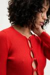 Хлопковый кардиган Answear.Lab, красный - фото 4