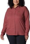 Футболка Columbia Womens Silver Ridge Utility Long Sleeve Shirt, Beetroot - фото 6