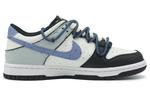 Кроссовки Nike Dunk Skateboarding Shoes Women's Low-top Black/white/blue, черный - фото 3
