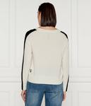 Свитер из шерсти Marc Cain Loose fit, экрю - фото 3