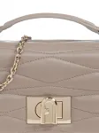 Мини-сумка-тоут 1927 из кожи Furla, бежевый - фото 5