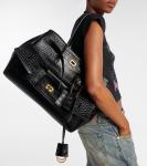 Сумка Bel Air Medium из кожи Balenciaga, черный - фото 6