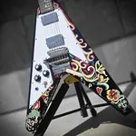 Epiphone Jimi Hendrix «Love Drops» Flying V для левши - фото 9