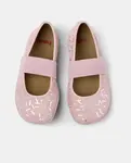 Кожаные балетки для девочек Camper, розовый - фото 2
