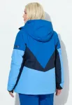 Куртка hyprar performance colorblock light jacket Ulla Popken, Denim Blue - фото 2