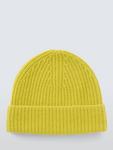 Кашемировая шапка резинкой John Lewis, Lime - фото 2