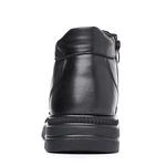 Черные мужские полусапожки Cachiotti с черной утепленной шерстяной подкладкой - фото 5