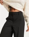 Черные широкие брюки ASOS - фото 4