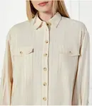 Рубашка Oversize fit Twinset U&B, белый - фото 4