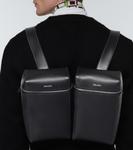 Кожаный рюкзак-трансформер Prada, черный - фото 2