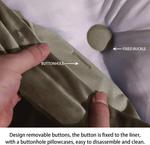 Подушка для спинки Vercart, 55x180 см, экрю - фото 3