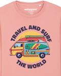 Свитер Watapparel Sweatshirt Travel and surf, розовый - фото 4