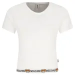 Футболка стандартного кроя Moschino, белый - фото