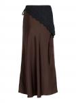 VILA Юбка 'VIScara' в цвете Chocolate - фото 2