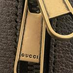 GUCCI Ophidia Canvas With Leather Backpack Medium Unisex Ebony/Brown - фото 5