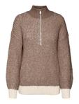 Водолазка VERO MODA Sweater CHIARA, коричневый - фото