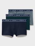 Джерси боксеры Crew Clothing, Pack of 3, Multi - фото