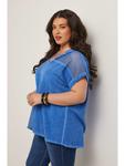 Блузка Curvy Lady, синий - фото 2
