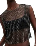 AllSaints топ Calytrix Sparkle - фото 2
