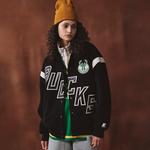 Nba X бейсбольная куртка унисекс черный Starter - фото 2