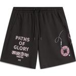 Badfive повседневные шорты мужские черные и коричневые Lining, черный - фото