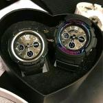 Унисекс парные часы серии Black LOV-17B-1 CASIO - фото 6