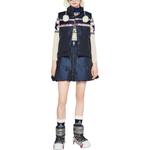 Пуховик женский синий Dior - фото 3