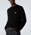 Кашемировый свитер с логотипом Prada, Nero - фото 5