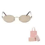 Солнцезащитные очки овальной формы Eyewear Oval Frame MIU MIU - фото