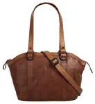 Сумочка Spikes & Sparrow, натуральная кожа, цвет Cognac - фото