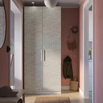 Гардероб PAX/MISTUDDEN IKEA, 100x60x236 см, цвет white/grey patterned - фото 2