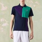 LACOSTE Мужская поло морского синего цвета - фото 3