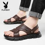 Пляжные сандалии мужские Playboy, черный - фото 11