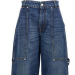 Широкие карго-джинсы Stella McCartney, синие - фото 4