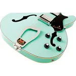Электрогитара Hagstrom Viking Limited Edition с полуакустическим корпусом, старинно-голубой - фото 6