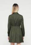 Платье ONLY ONLMIKA, Kambaba/Dark Green - фото 3