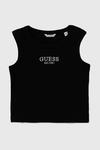 Детский топ Guess, черный - фото